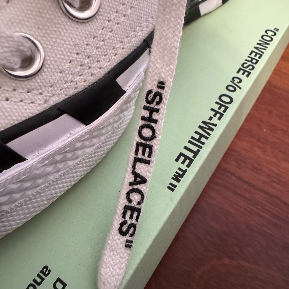 Off-White Converse High Top Sneakers - Picture 3 of 13